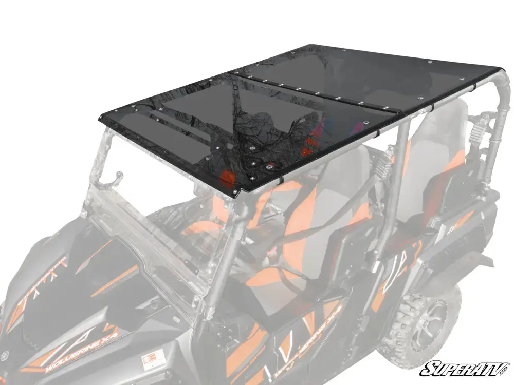 Superatv Yamaha Wolverine X4 Tinted Roof 1