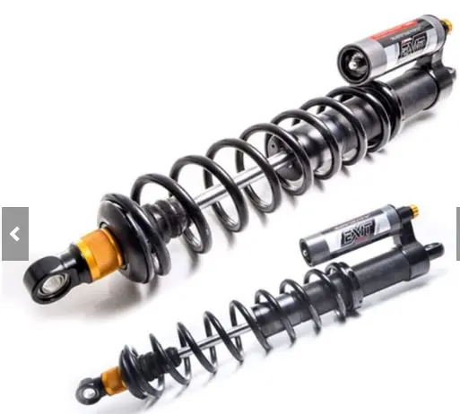 Zbroz Polaris General 4 1000 2.2" X2 Series Rear Piggy Back Exit Shocks 1