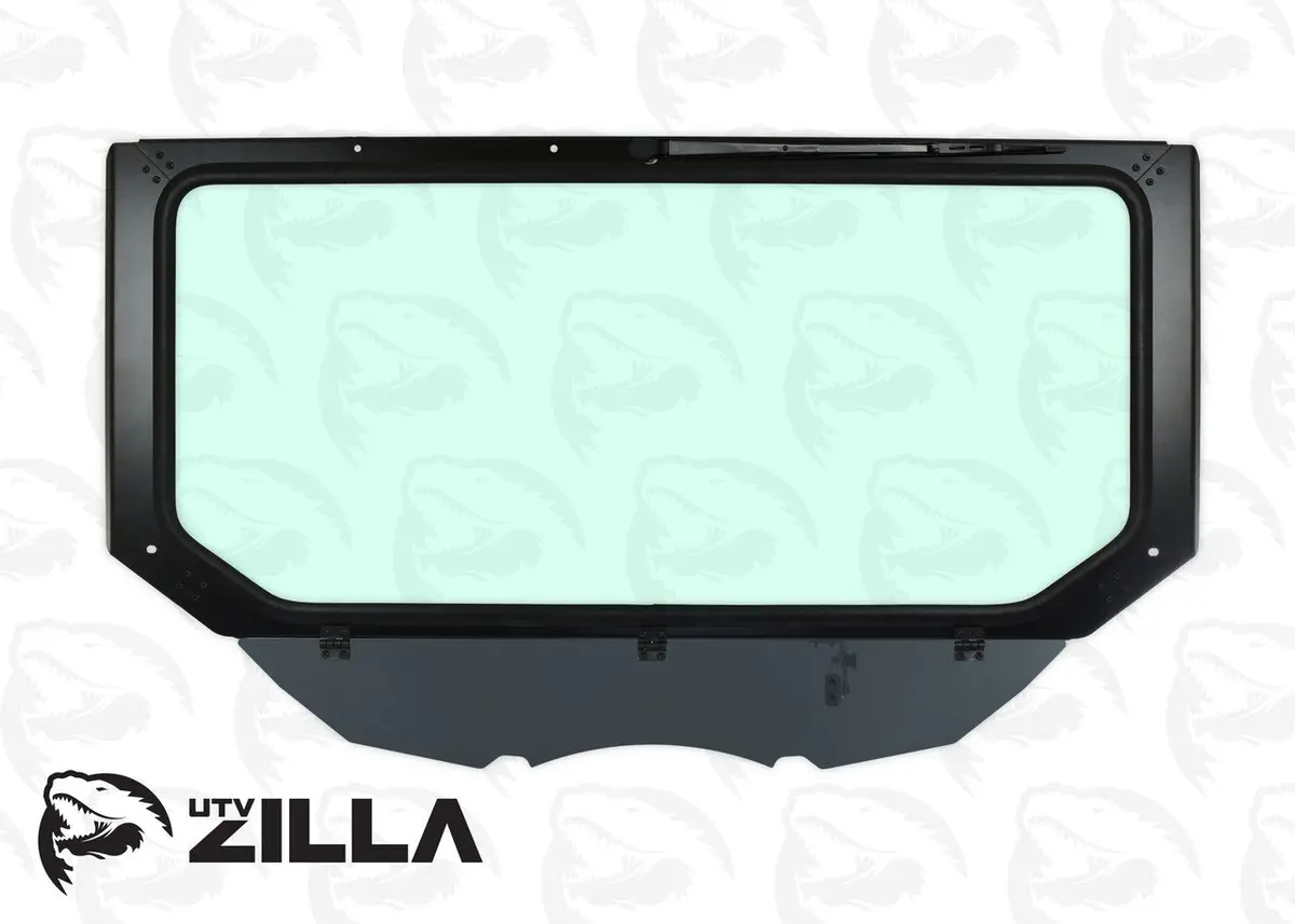 Black Vented Glass Windshield For Can Am Maverick X3 With Wiper By Utvzilla 1